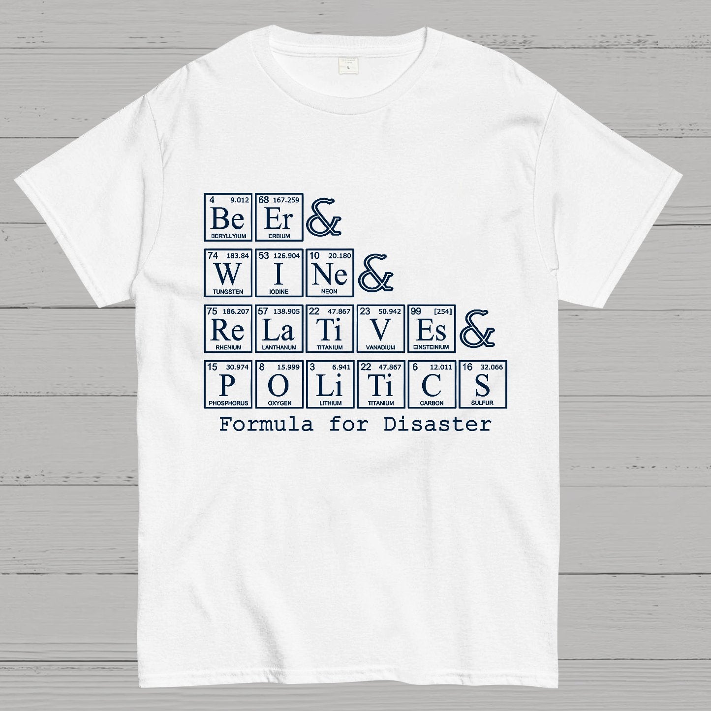 Formula For Disaster Geek T-Shirt