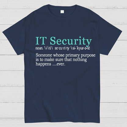 Best Funny IT Security Cybersecurity Definition Gi Geek T-Shirt