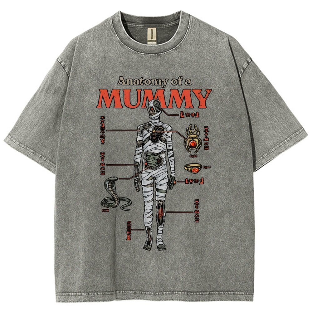 Mummy Anatomy Vintage Distressed T-shirt