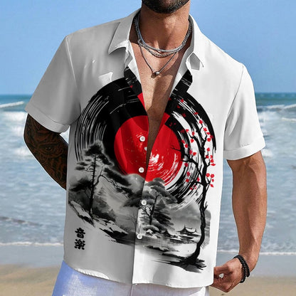 Sound Of Japan Sumi E Geek Hawaiian Shirt