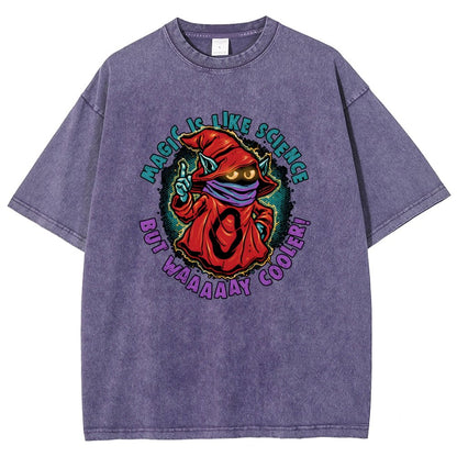 Magic Is Like Science Vintage Distressed T-shirt