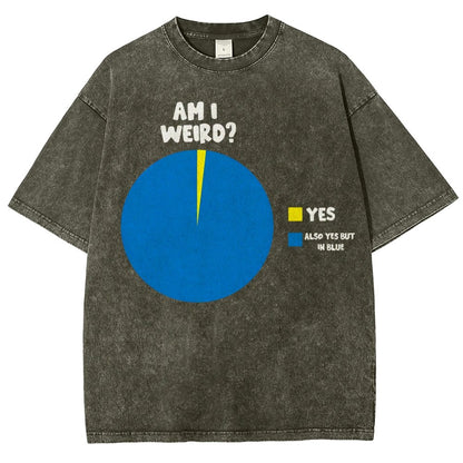 Yes But In Blue Vintage Distressed T-shirt