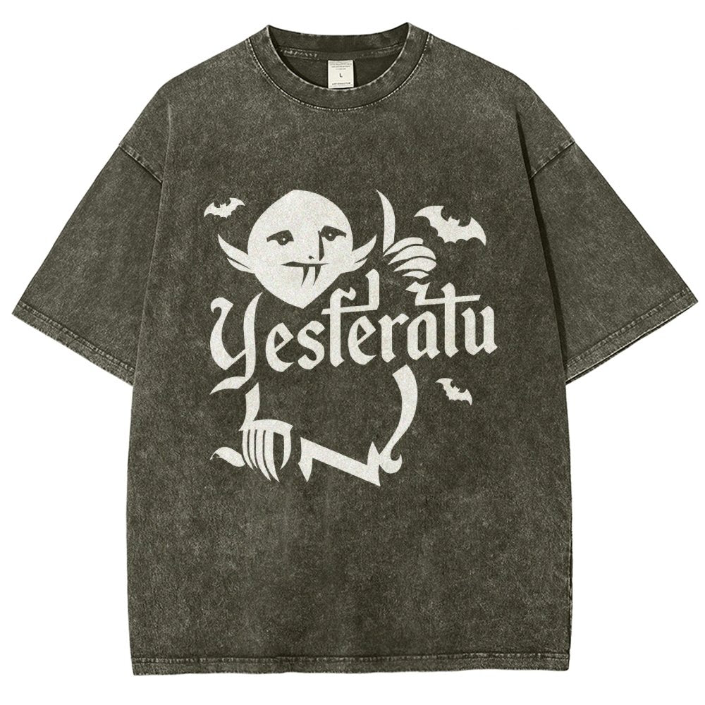 Yesferatu Vintage Distressed T-shirt