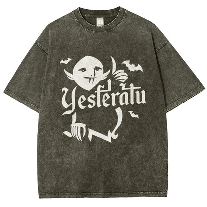 Yesferatu Vintage Distressed T-shirt