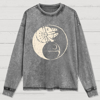 Balancing The Power Washed Long Sleeve Tee