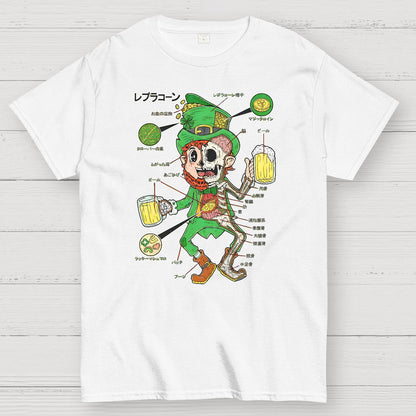 LEPRECHAUN ANATOMY-St. Patrick's Day Geek T-Shirt