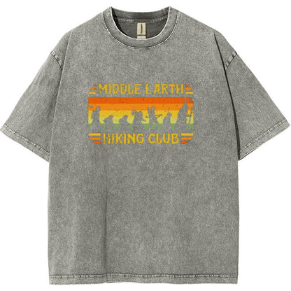 Mystic Land Hiking Club Vintage Distressed T-shirt