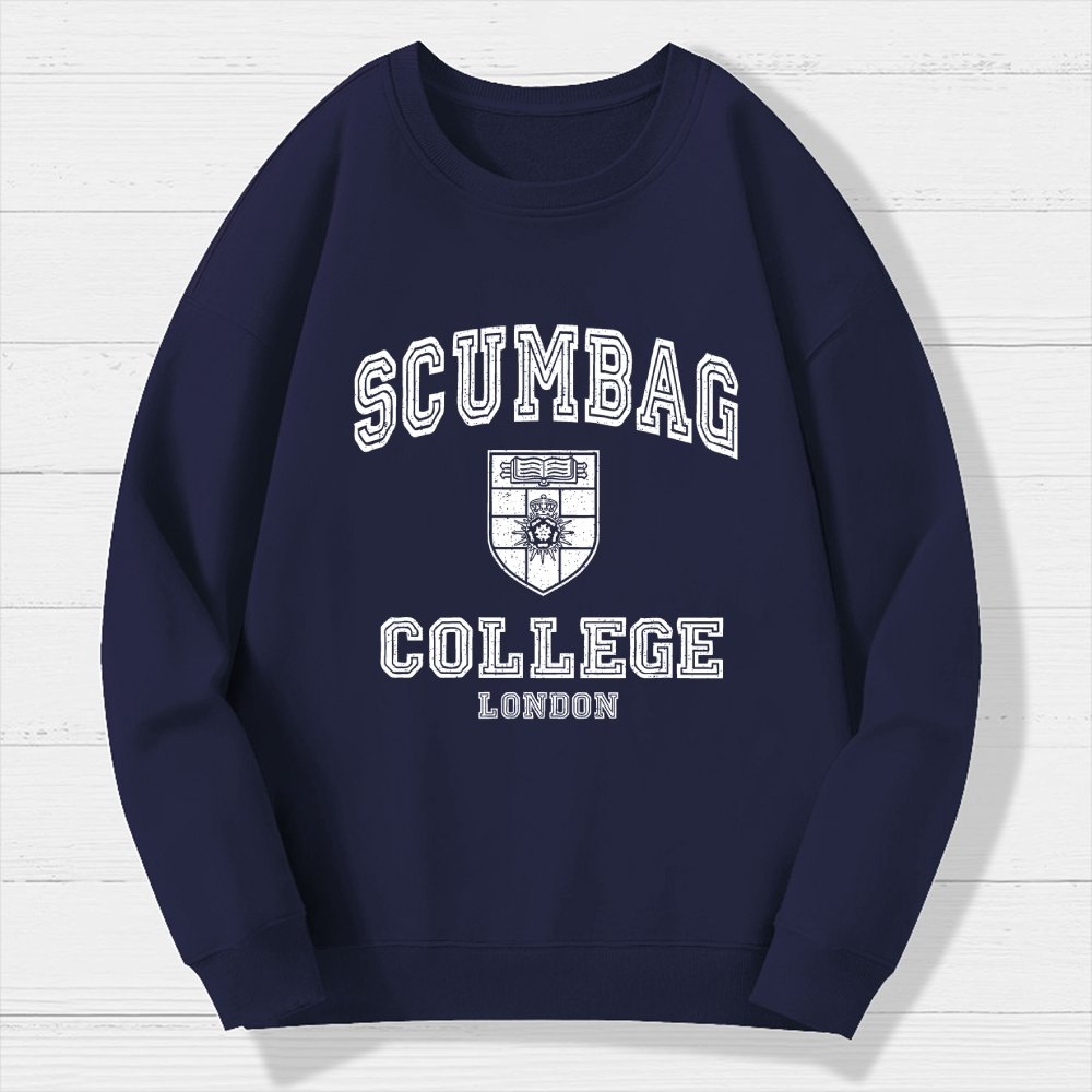 Scumbag College Geek Cotton Sweatshirt 2511001404