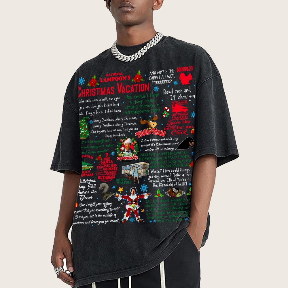 Holiday Vacation Quote Vintage Distressed T-shirt