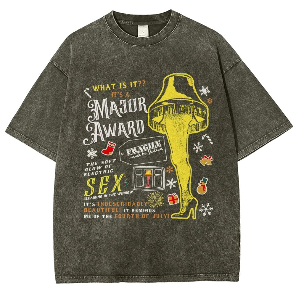 A Major Award Leg Lamp Vintage Distressed T-shirt