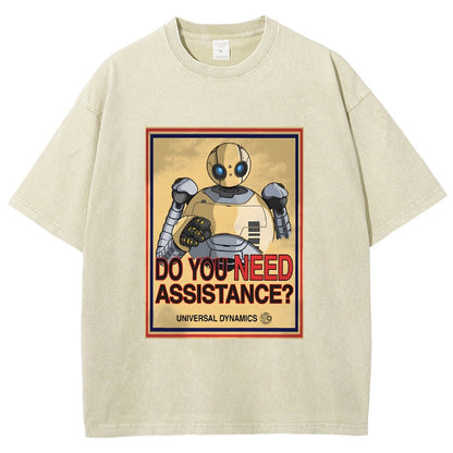 Do You Need Assistance Vintage Distressed T-shirt