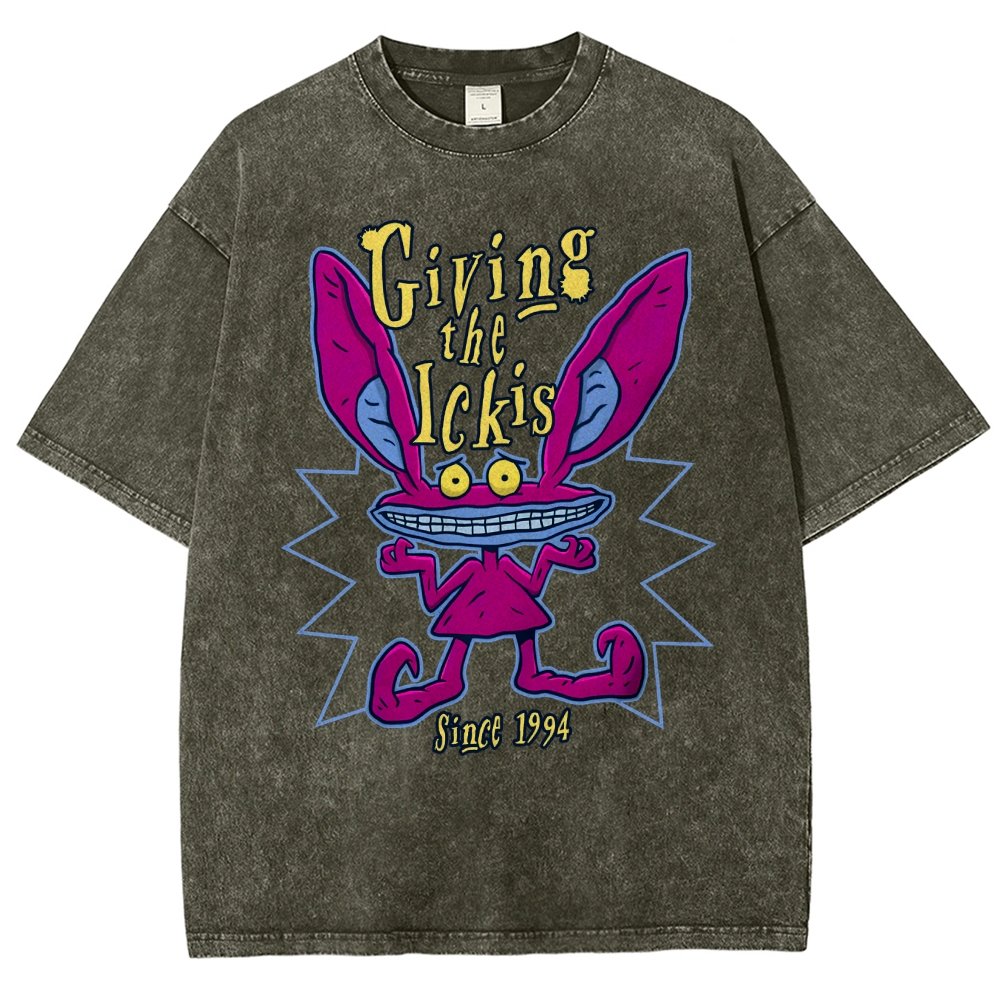 Giving The Ickis Vintage Distressed T-shirt