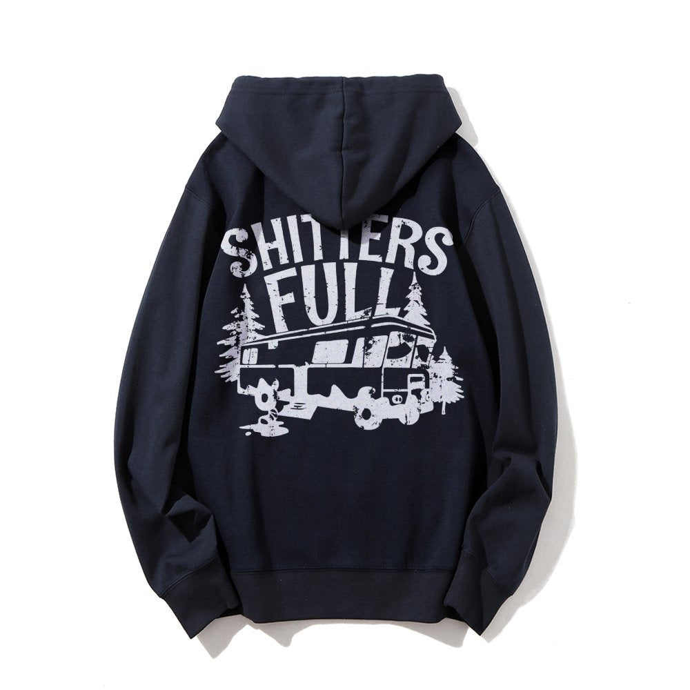 Shitters Full Printed Back Unisex Cotton Hoodie