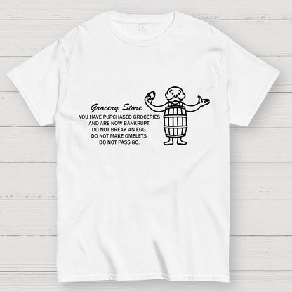 Chance on Eggs Pass Go Geek T-Shirt