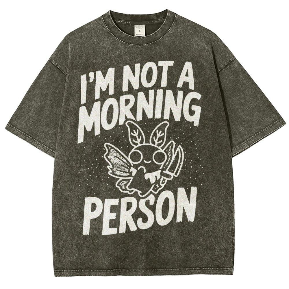Not a Morning Bug Vintage Distressed T-shirt