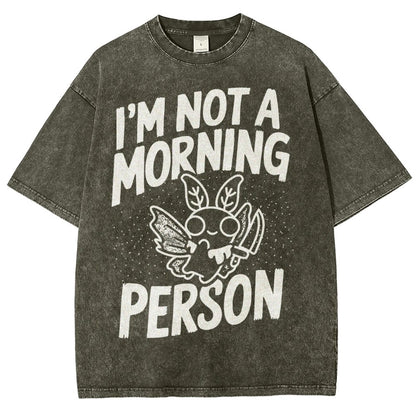 Not a Morning Bug Vintage Distressed T-shirt