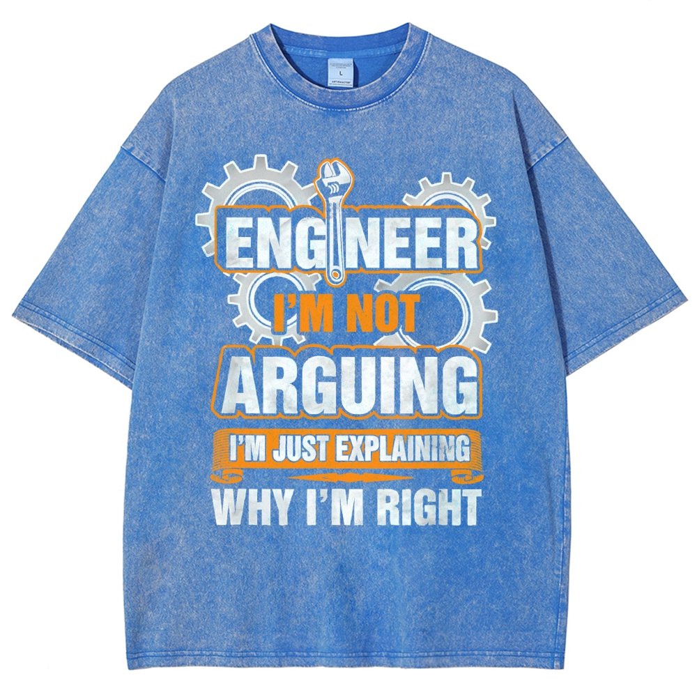 I'm Not Arguing Im Just Explaining Why I Am Right Vintage Distressed T-shirt