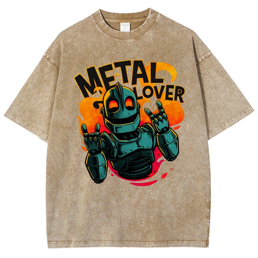 Giant Metal Lover Vintage Distressed T-shirt