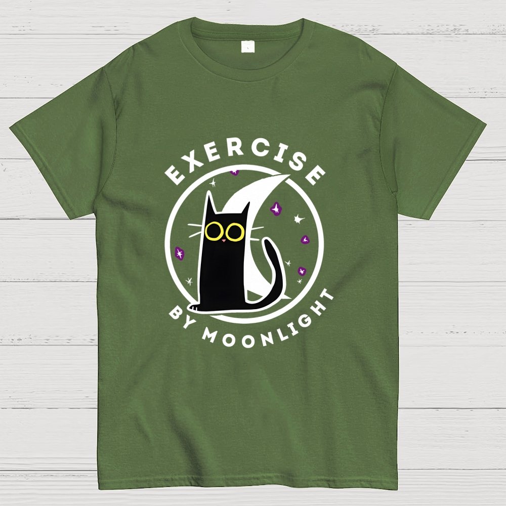 Exercise By Moonlight Geek T-Shirt