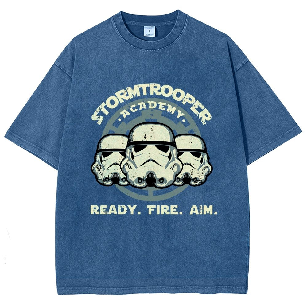 Ready. Fire. Aim. Vintage Distressed T-shirt