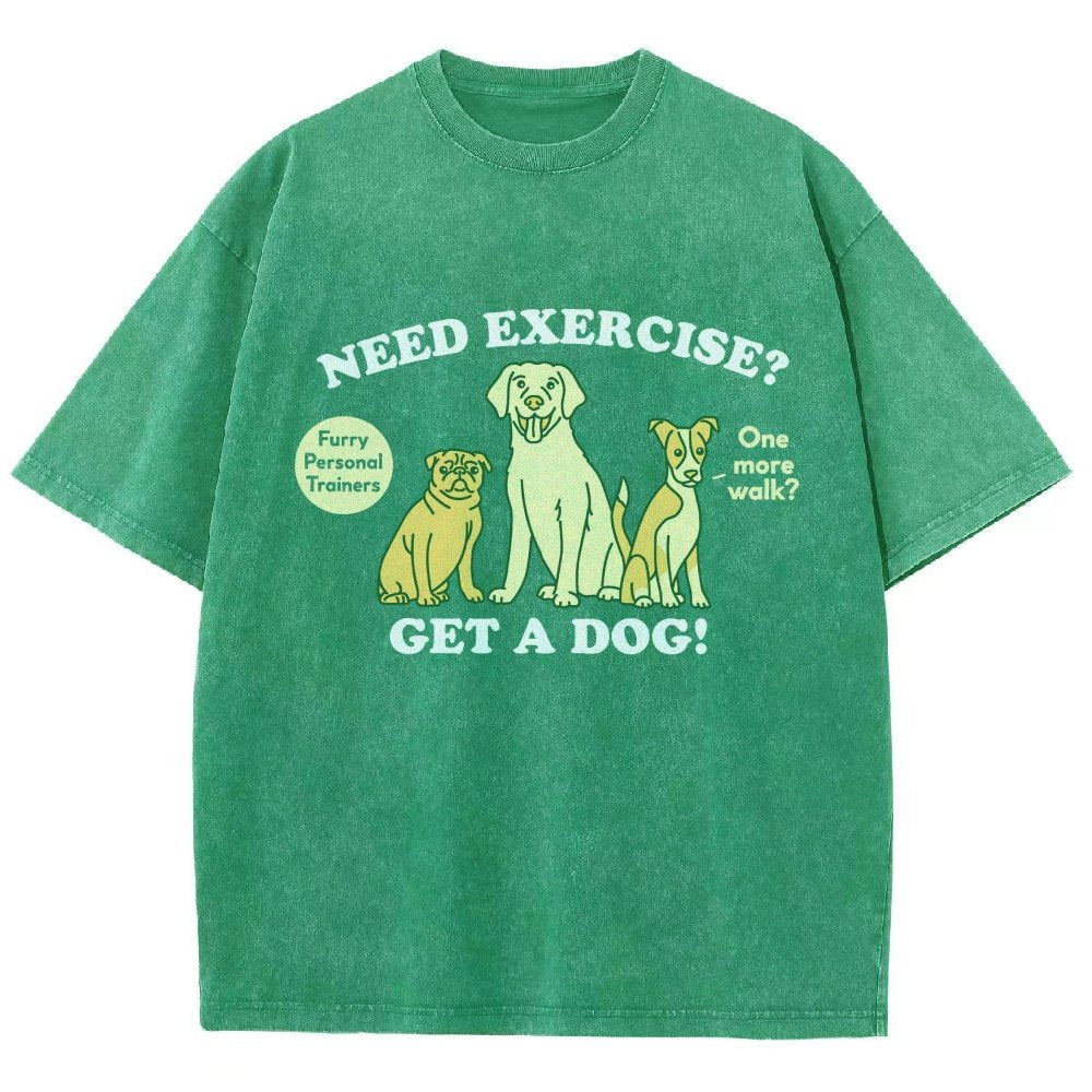 My Dog is My Personal Trainer Vintage Distressed T-shirt