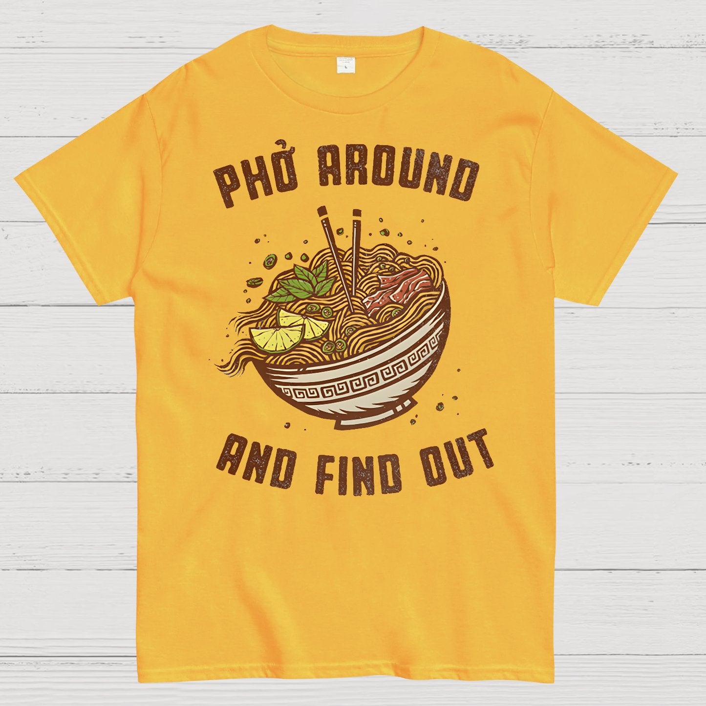 Pho Around and Find Out Geek T-Shirt