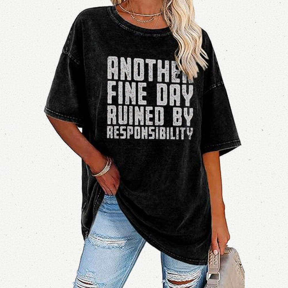 Another Fine Day Vintage Distressed T-shirt