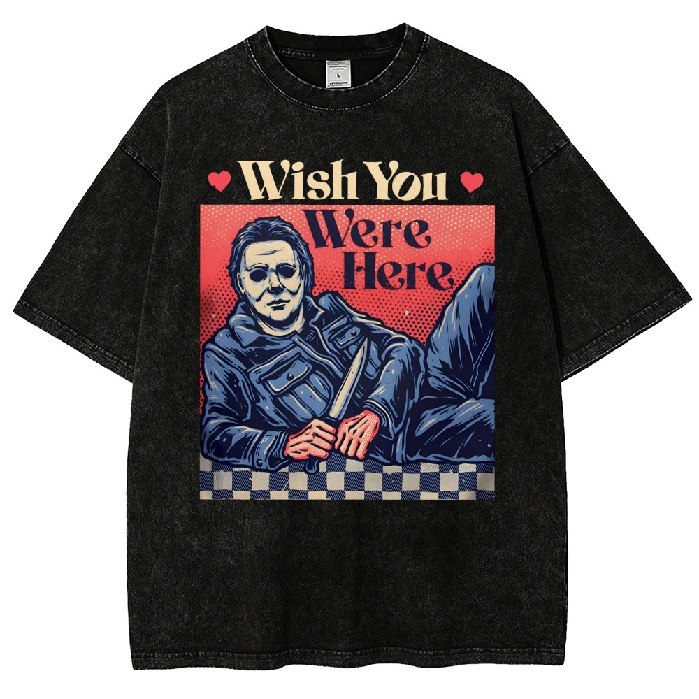 Wish You Were Here Vintage Distressed T-shirt