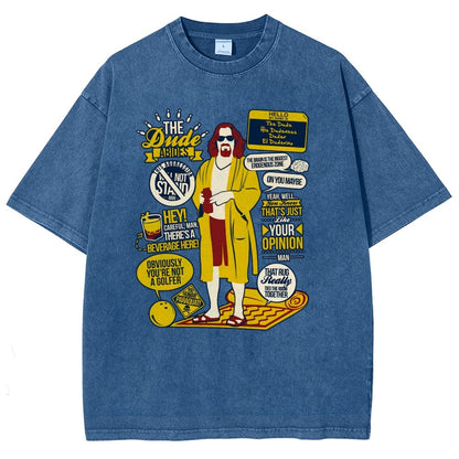 The Dude Quotes Vintage Distressed T-shirt