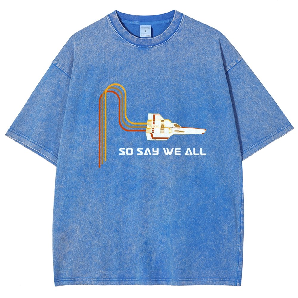 So Say We All Vintage Distressed T-shirt