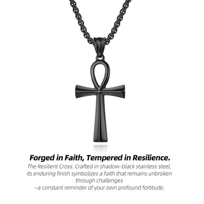 Stainless Steel Cross Necklace | Find Your Center. Embrace Your Faith.