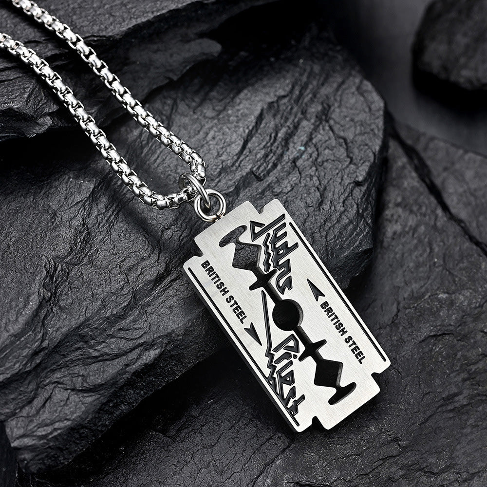 Blade Stainless Steel Necklace | Slash the Boundaries of Mediocrity with Sharp Edges
