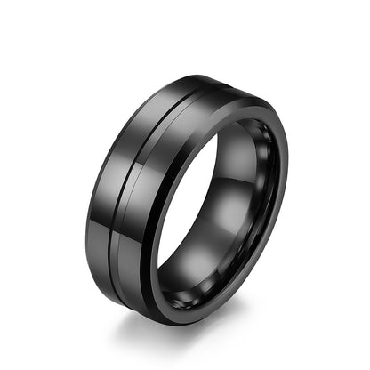 Tungsten Carbide Ring | Minimal Arc, Define Street Cool