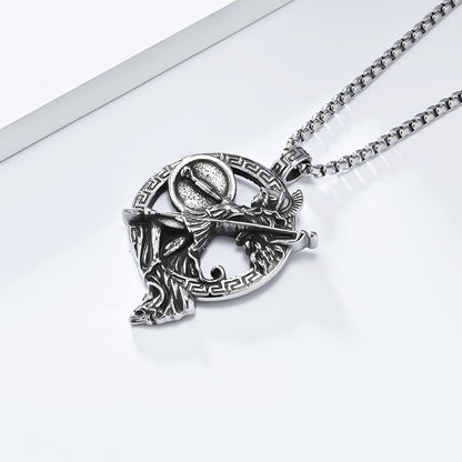 Stainless Steel Athena Necklace | With Mythical Armor, Show Your “Goddess Aura”