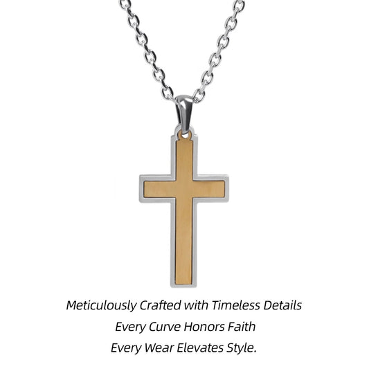 Stainless Steel Cross Necklace – Where Faith Meets Timeless Style