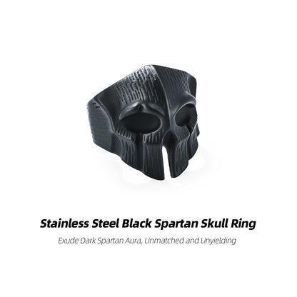 Stainless Steel Spartan Skull Ring-Wear Spartan Valor in Timeless Steel