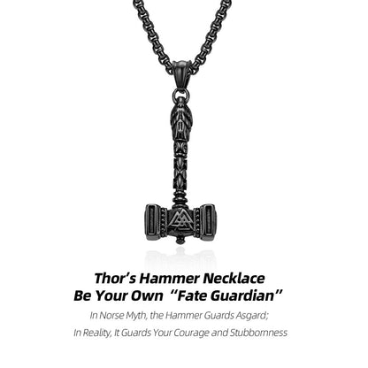 Thor’s Hammer Steel Necklace | Hammer Down Mediocrity