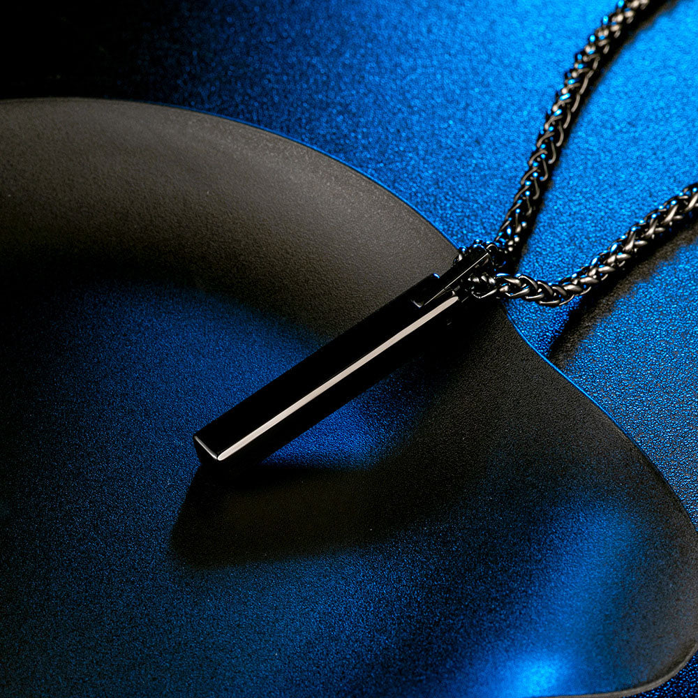 Engrave Your Unique Story | The Minimalist Tungsten Necklace
