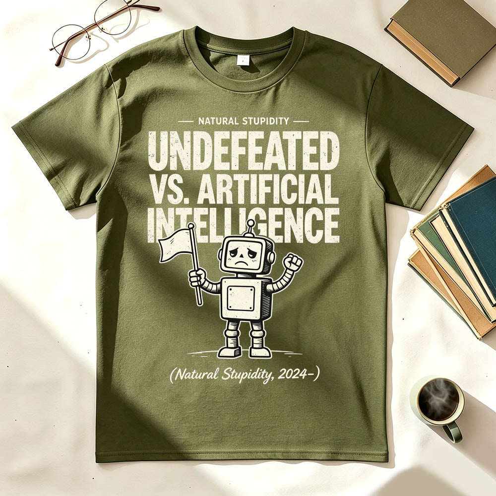 Undefeated vs. Artificial Intelligence T-Shirt