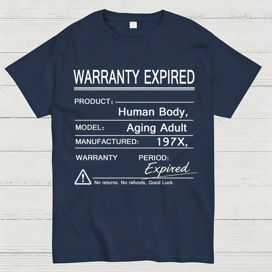Warranty Expired Human Body Funny T-Shirt