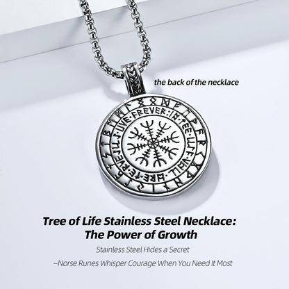 Tree of Life Stainless Steel Necklace: The Power of Growth