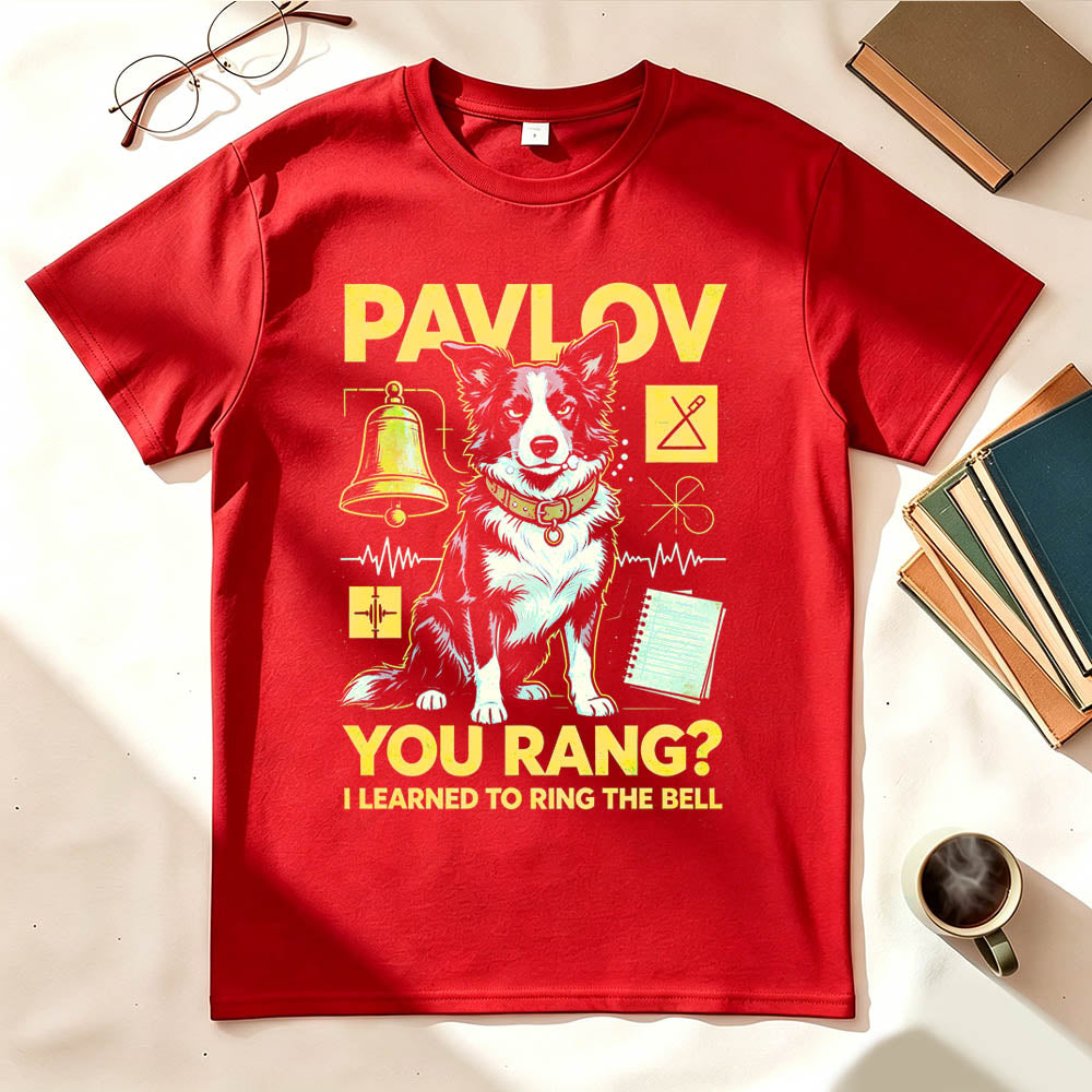 Pavlov You Rang? I Learned To Ring The Bell. Funny Science T-Shirt