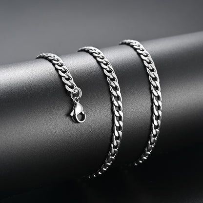 Stainless SteelCuban Chain: Simple Yet Profound, Reshaping the Symbol of Stylish Men