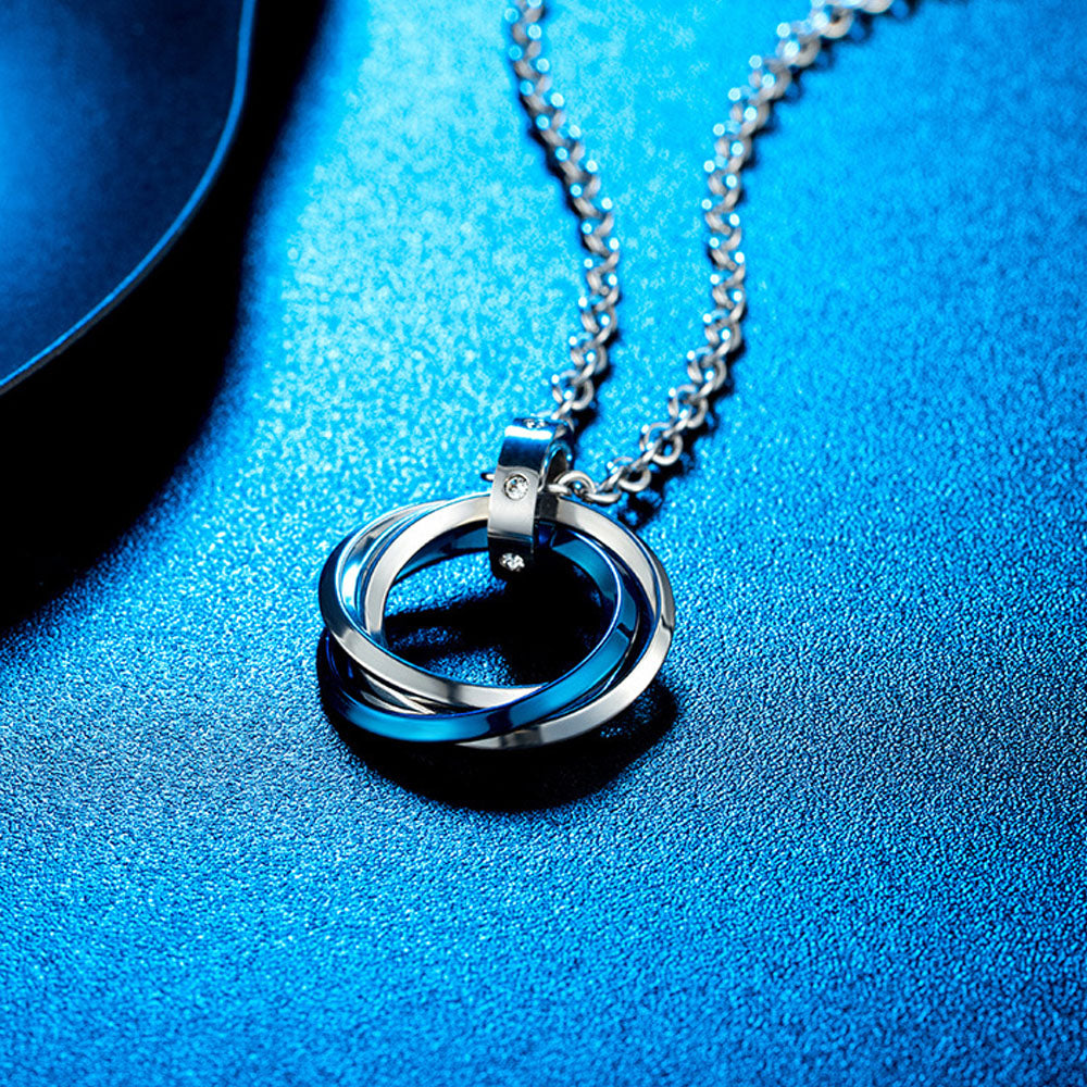 Stainless Steel Unity - Rings Necklace | Weld “Us” Into Life