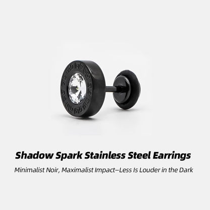 Stainless Steel Zircon Studs | Bold Frame, Bright Soul, Unapologetically You