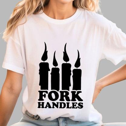 Or is it fork handles？Geek T-Shirt