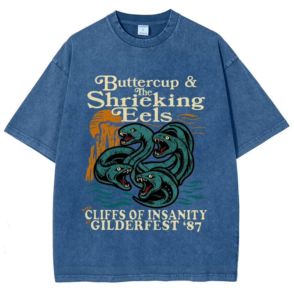 Buttercup & the Shrieking Eels at Harmonyfest Vintage Distressed T-shirt