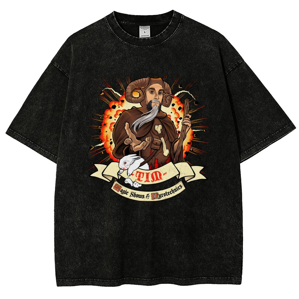The Enchanter Vintage Distressed T-shirt