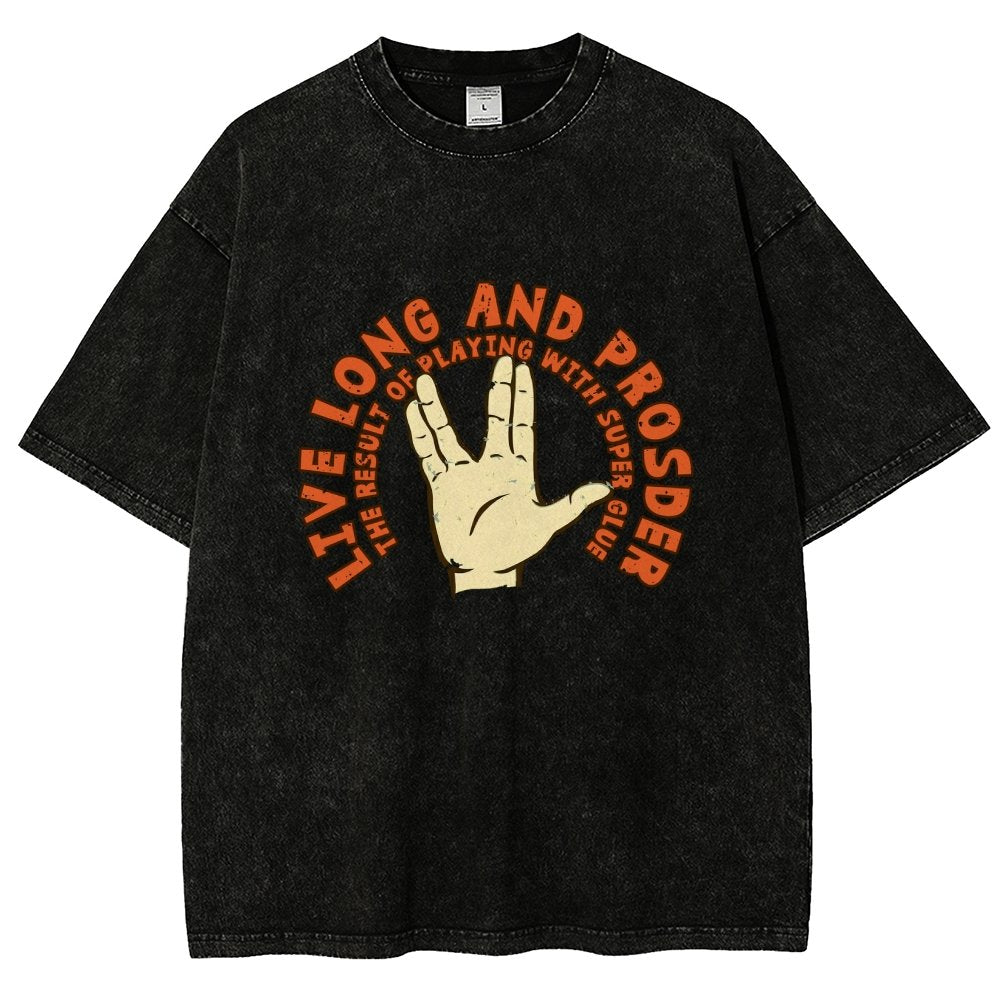 The Result Of Playing With Super Glue Vintage Distressed T-shirt