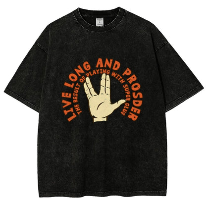 The Result Of Playing With Super Glue Vintage Distressed T-shirt